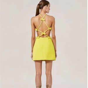Alexis chella dress in yellow